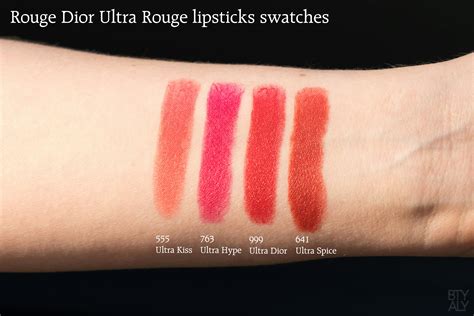 rouge dior ultra rouge swatch|dior red lipstick.